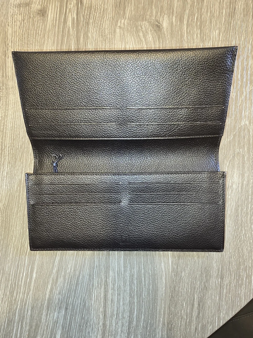 New Dunhill London Brown Long Bifold Wallet